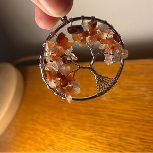Carnelian Tree of Life Pendant